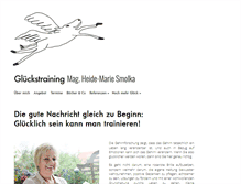Tablet Screenshot of glueckstraining.at